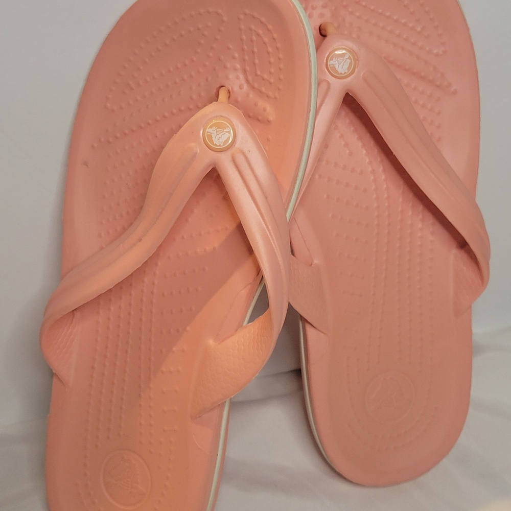 Peach Flip Flops